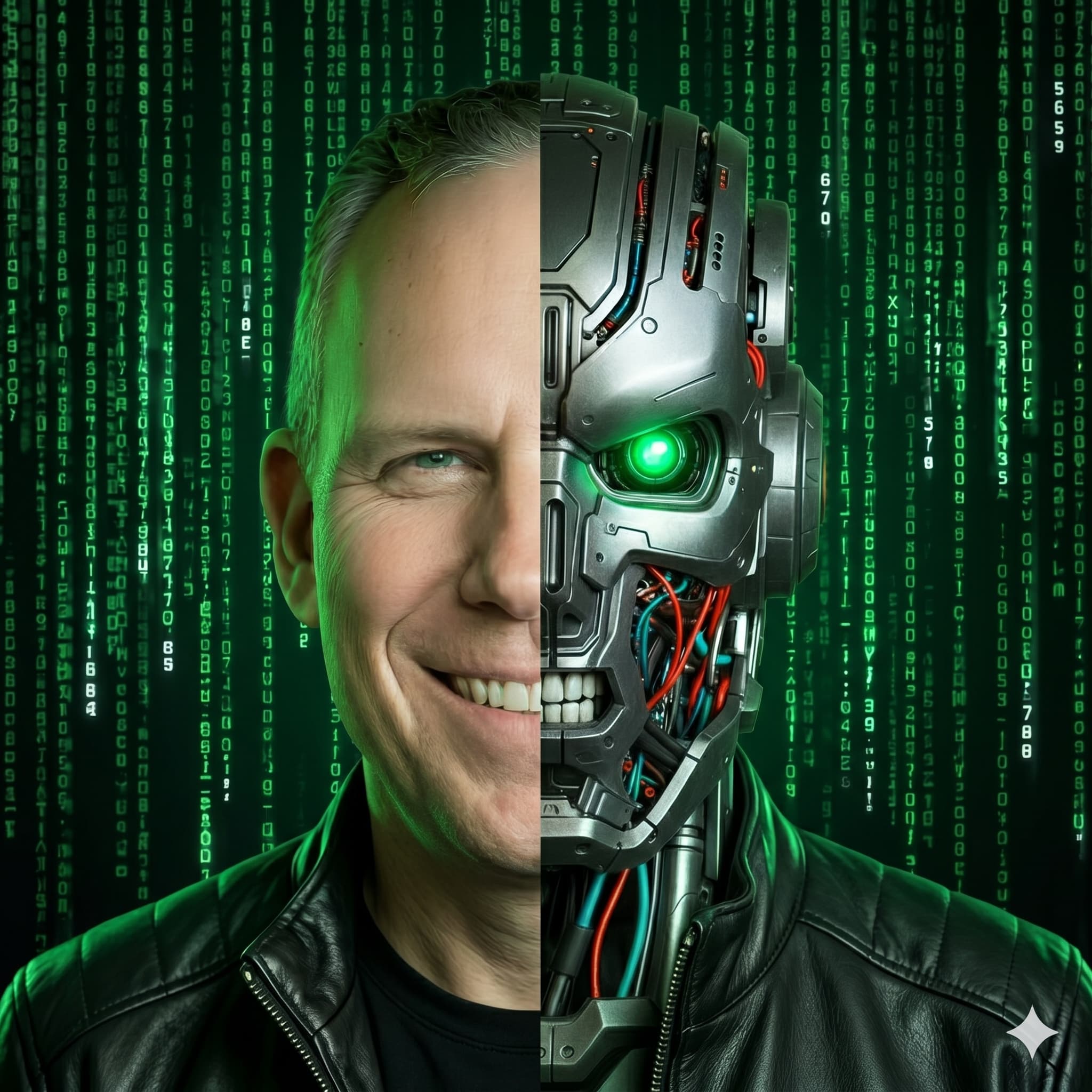 Jason Johnston — half human, half cyborg